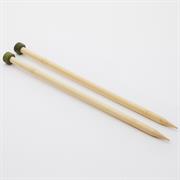 KnitPro - Straight Single Point Knitting Needles - Bamboo 33cm x 2.50mm